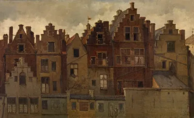 Old Facades On The Handschoenmarkt