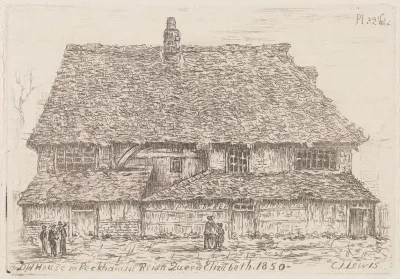 Old House In Peckham In Reigh Queen Elizabeth
