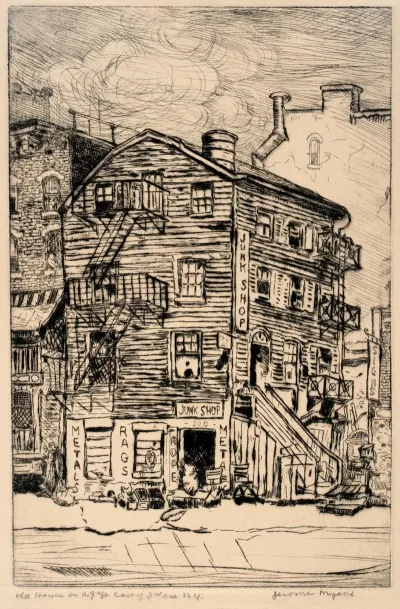 Old House On 29th St East Of 3rd Ave N Y