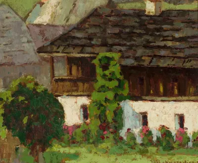 Old House With A Porch