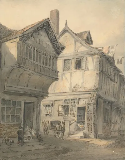 Old Houses At St Albans