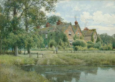 Old Houses Near Cambridge