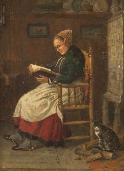 Old Lady In The Living Room