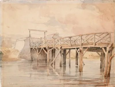 Old London Bridge On The River Dodder Dublin