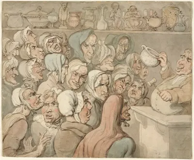 Old Maids At A Sale Of Curiosities