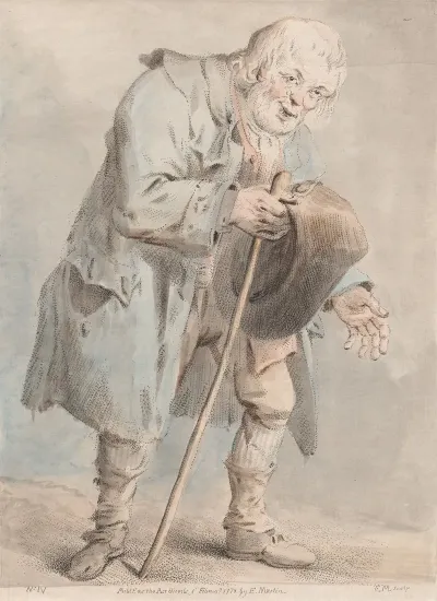 Old Man Begging