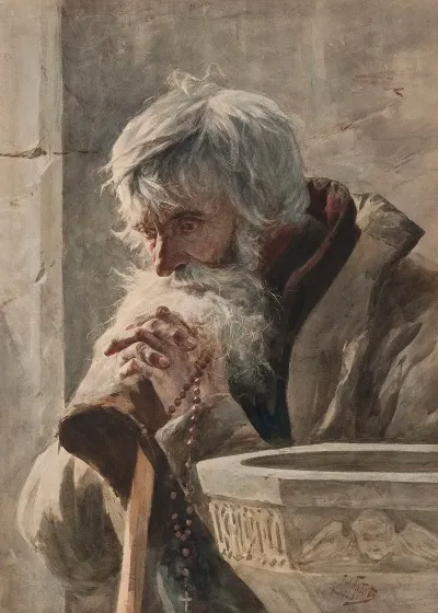 Old Man In Narthex