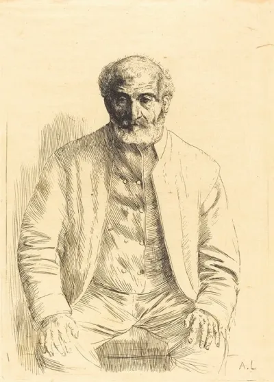 Old Man Seated Vieillard Assis