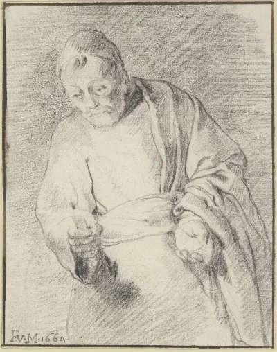 Old Man With A Candle