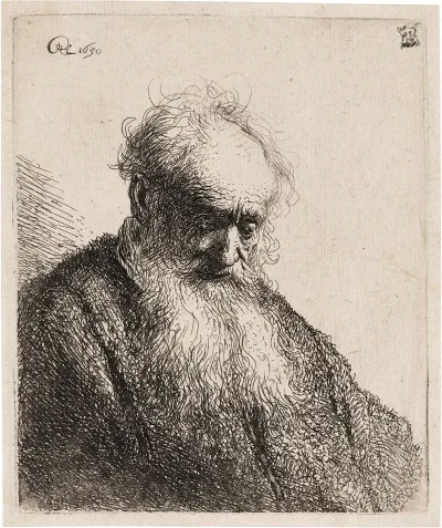 Old Man With A Flowing Beard