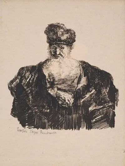 Old Man With Flowing Beard