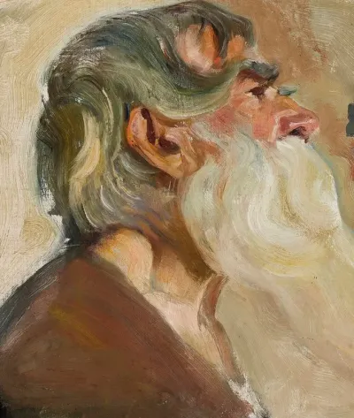 Old Man With Grey Beard