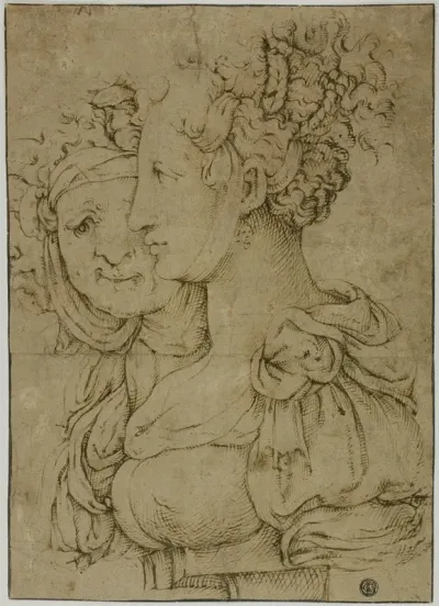 Old Matron And Young Woman