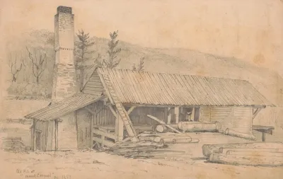 Old Mill At Mount Carmel Pa