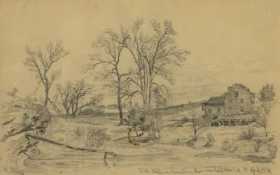 Old Mill On Mountain Run Near Culpepper Court House Va Apr 21 1864