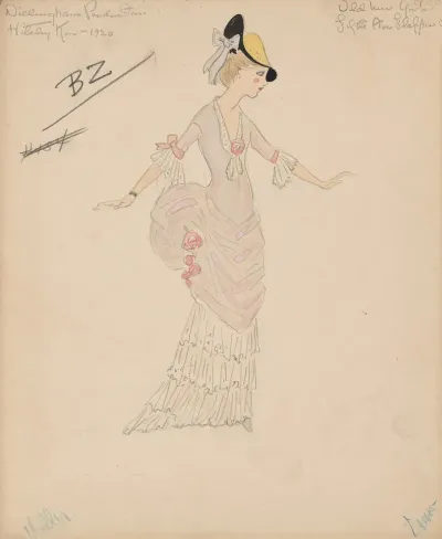 Old New York Fifth Ave Flapper