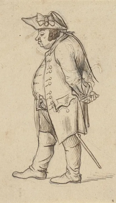Old Officer Standing