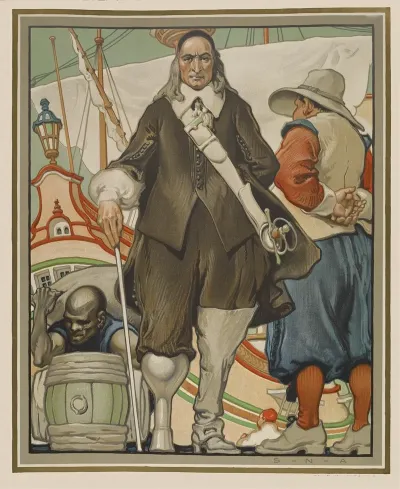 Old Peter Stuyvesant On The Cover Of The Fall Style Book