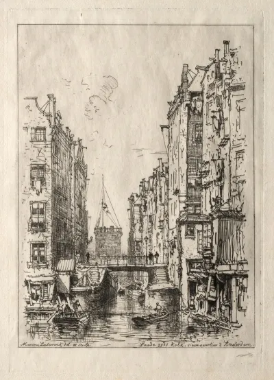 Old Quarter Of Amsterdam