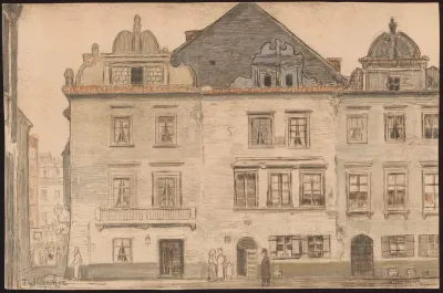 Old Town Houses In Warsaw