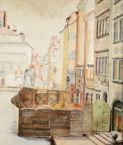 Old Town Market Square In Warsaw
