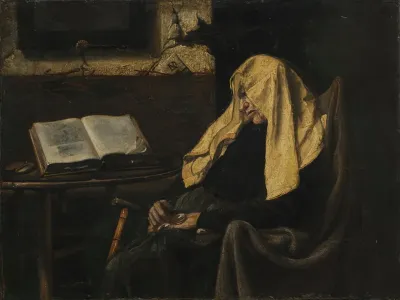 Old Woman Asleep