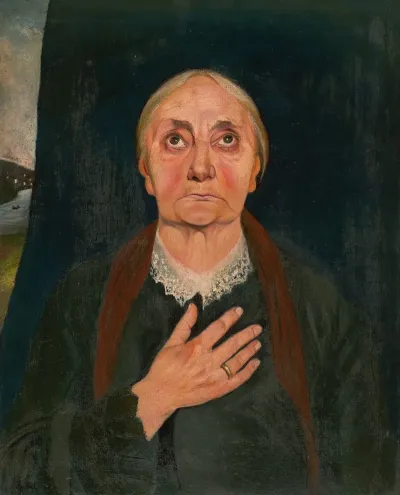 Old Woman At Prayer