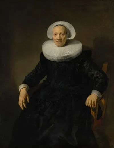 Old Woman In An Armchair