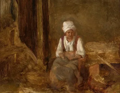 Old Woman Indoors