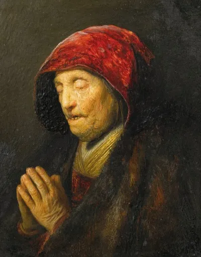 Old Woman Praying 3