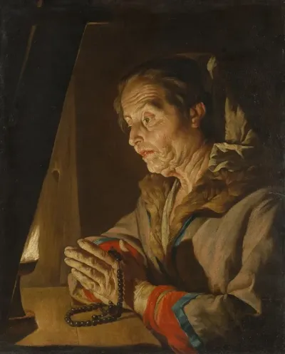Old Woman Praying