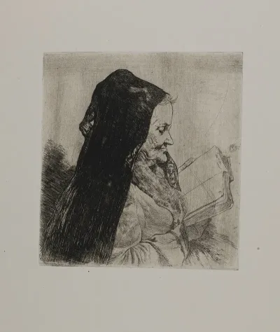 Old Woman Reading 7