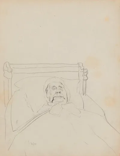 Old Woman Sleeping 2