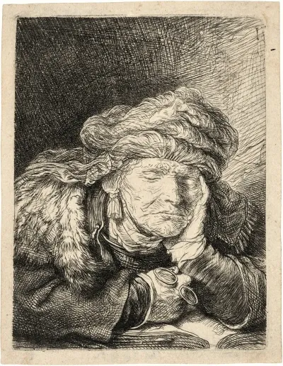 Old Woman Sleeping 4