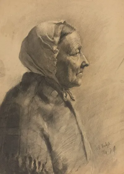 Old Woman With Bonnet