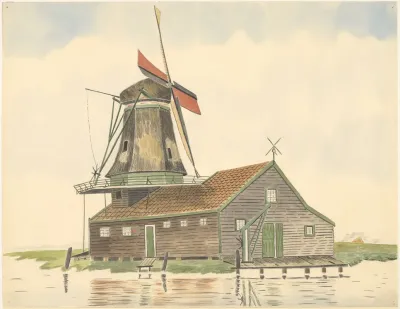 Oliemolen De Kat Aan De Kalverringdijk