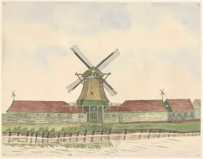 Oliemolen Het Vette Schaap Met Schuren