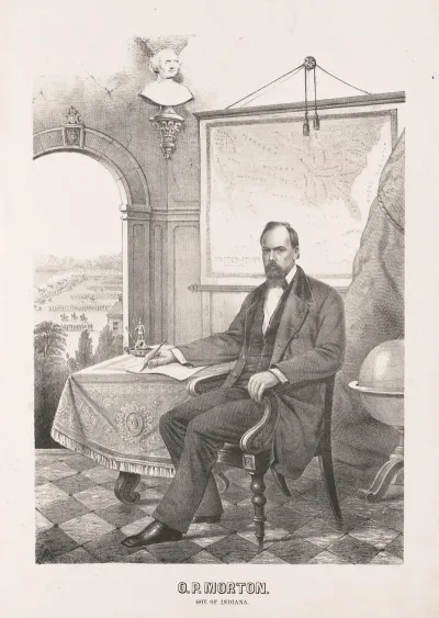 Oliver P Morton Governor Of Indiana