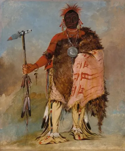 Om Pah Ton Ga Big Elk A Famous Warrior