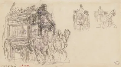 Omnibus Et Fiacres