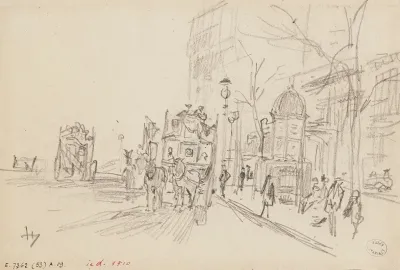 Omnibus Sur Un Boulevard