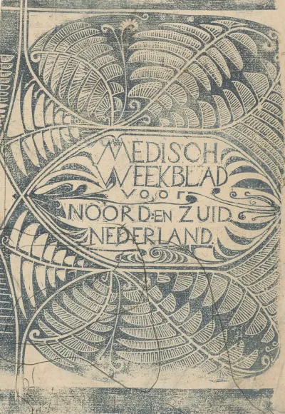 Omslag Van Het Medisch Weekblad Voor Noord En Zuid Nederland