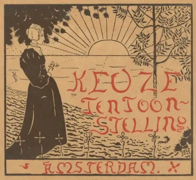 Omslagontwerp Voor Catalogus Der Keuze Tentoonstelling Van Hedendaagsche Nederlandsche Kunst 1892