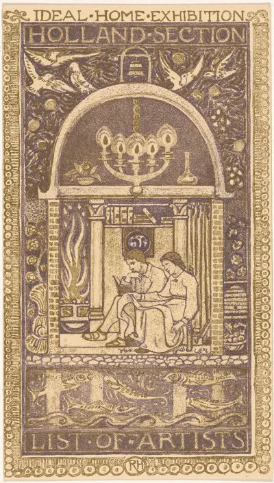 Omslagontwerp Voor Catalogus Van De Ideal Home Exhibition 1912 2