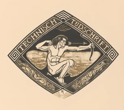 Omslagontwerp Voor Technisch Tijdschrift 1914