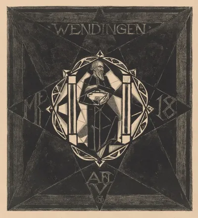 Omslagontwerp Voor Wendingen 1918 2