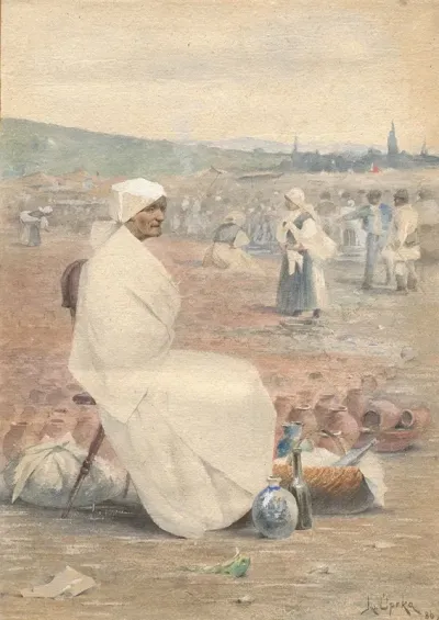 On A Myjava Market
