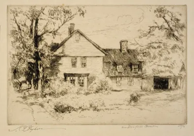 On Deerfield Street Old House At Deerfield