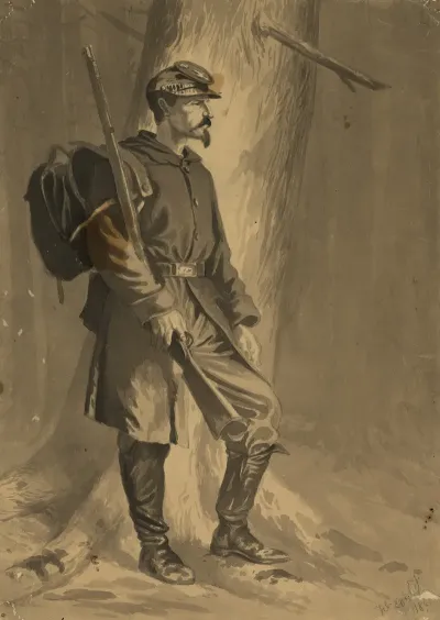 On Picket In The Woods