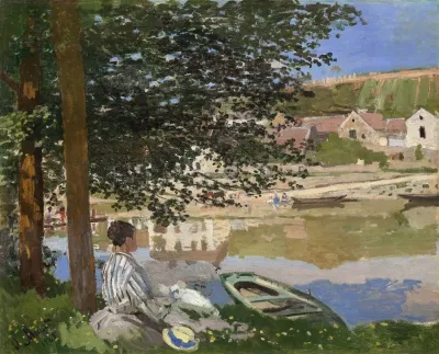 On The Bank Of The Seine Bennecourt